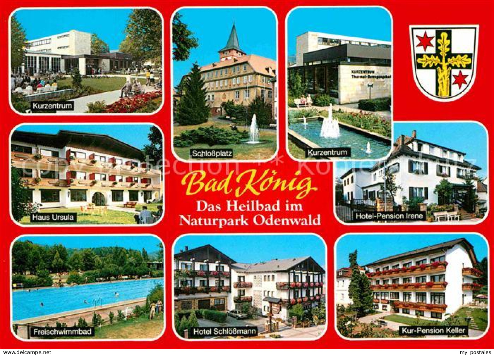 72867886 Bad Koenig Odenwald Kurzentrum Schlossplatz Haus Ursula Hotel Irene Fre - Bad König