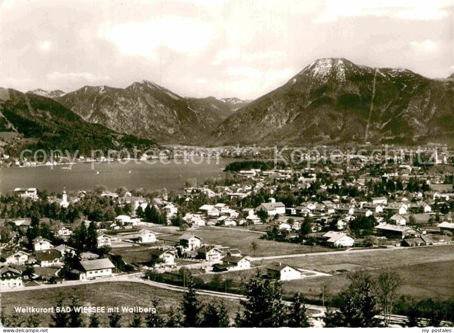 72867873 Bad Wiessee Panorama Blick Zum Wallberg Mangfallgebirge Bad Wiessee - Bad Wiessee