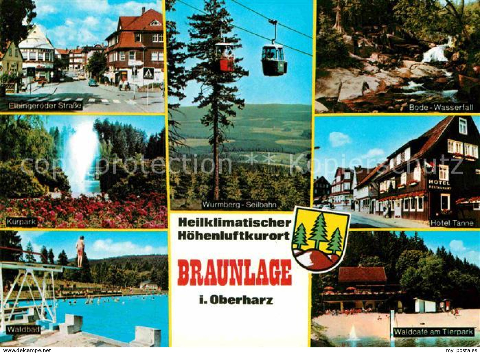 72867872 Braunlage Wurmberg Seilbahn Elbingeroeder Strasse Kurpark Waldbad Bode  - Andere & Zonder Classificatie