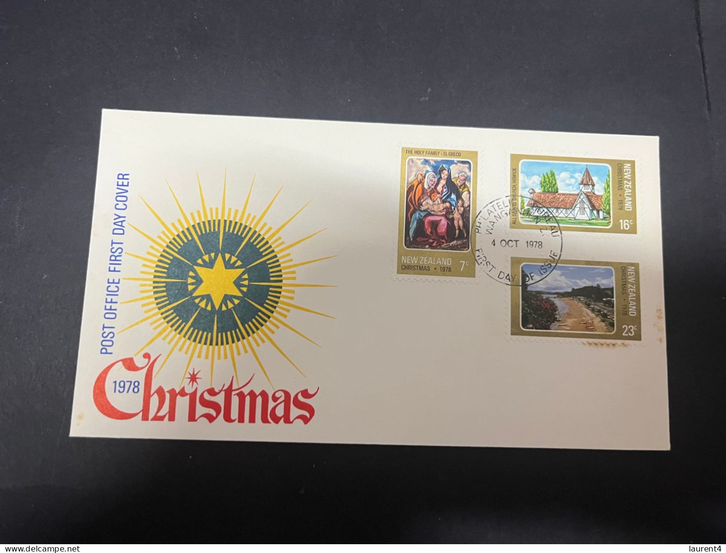 13-5-2024 (5 Z 4) New Zealand FDC - Christmas 1978 - FDC