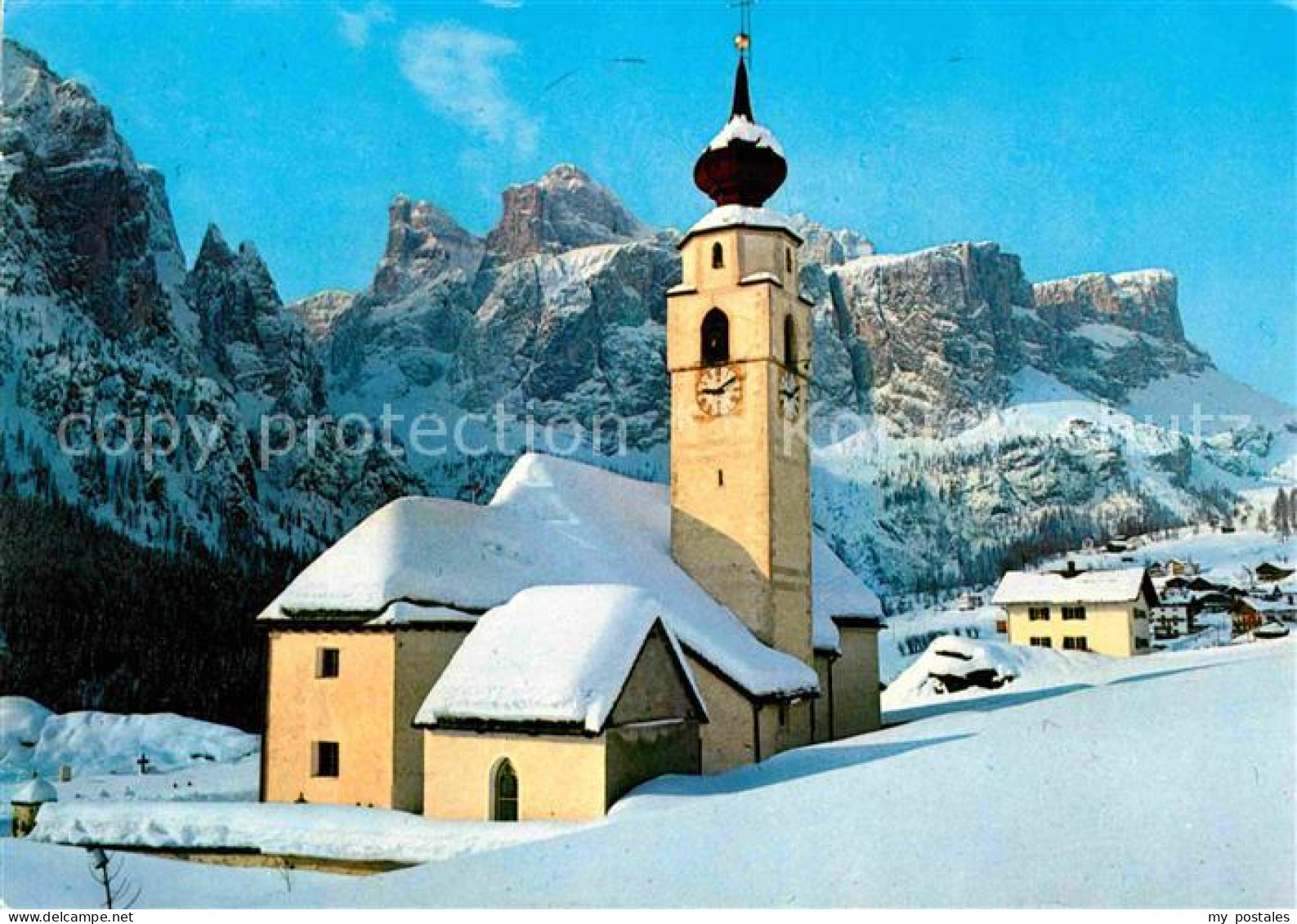 72867584 Colfosco Kirche Sella Gruppe Colfosco - Other & Unclassified