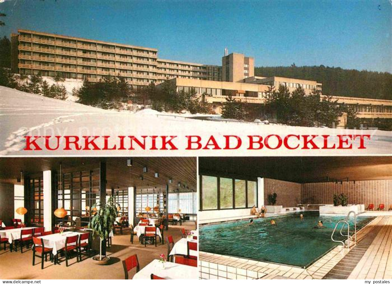 72867561 Bad Bocklet Kurklinik Bad Bocklet Speisesaal Hallenbad Bad Bocklet - Otros & Sin Clasificación