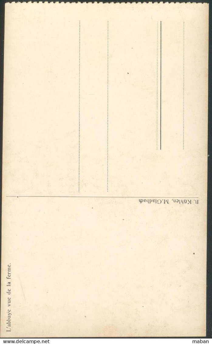 L'Abbaye St Maurice Vue De La Ferme - B. Kuhlen M. Gladbach Ca 1915 - Clervaux