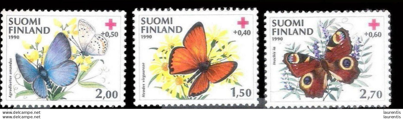 783  Butterflies - Papillons - Finland Yv 1076-78 - MNH - 1,75 . (6) - Farfalle