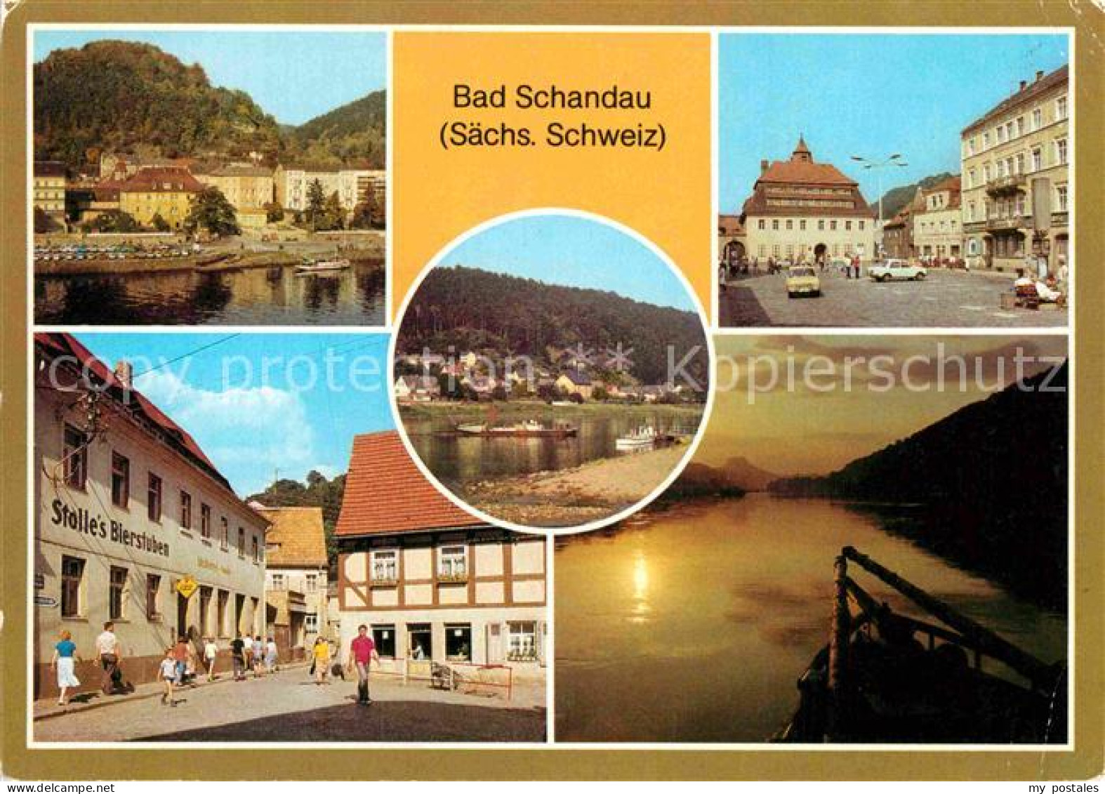 72867470 Bad Schandau Markt Poststrasse Elbpartie Bad Schandau - Bad Schandau