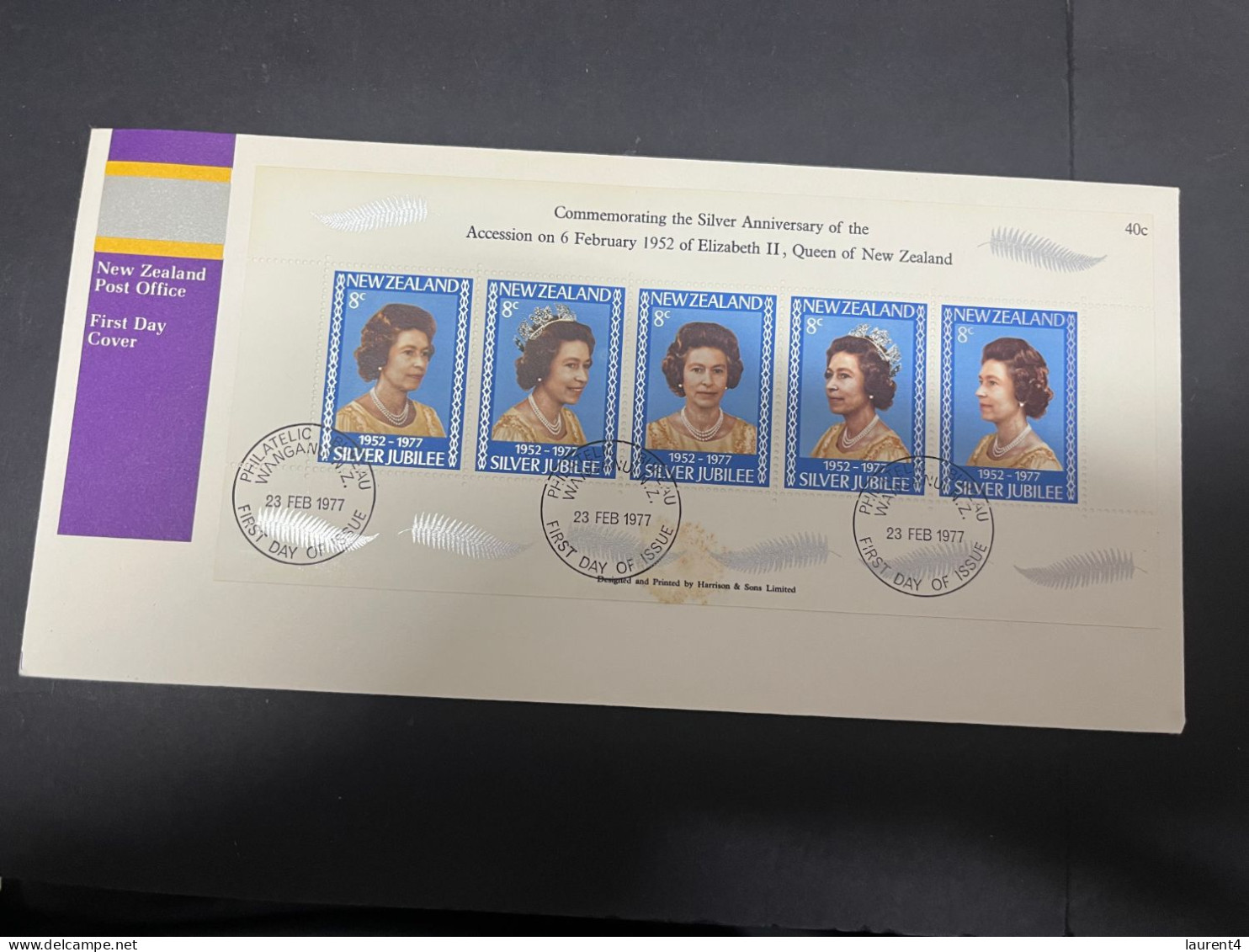 13-5-2024 (5 Z 4) New Zealand FDC - Queen Elizabeth 1977 - FDC