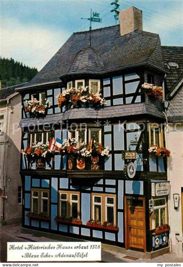 72866778 Adenau Hotel Blaue Ecke Fachwerk Adenau - Other & Unclassified