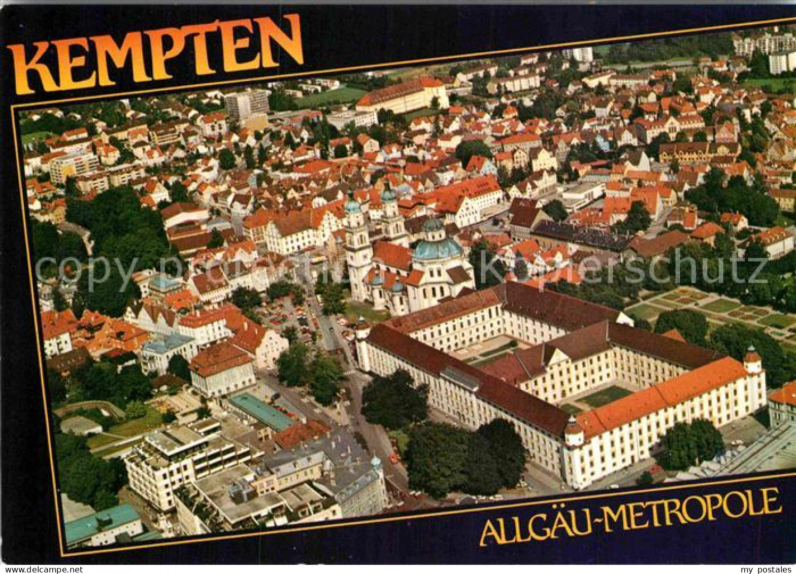 72866775 Kempten Allgaeu Fliegeraufnahme Residenz Und St. Lorenz Kempten - Kempten