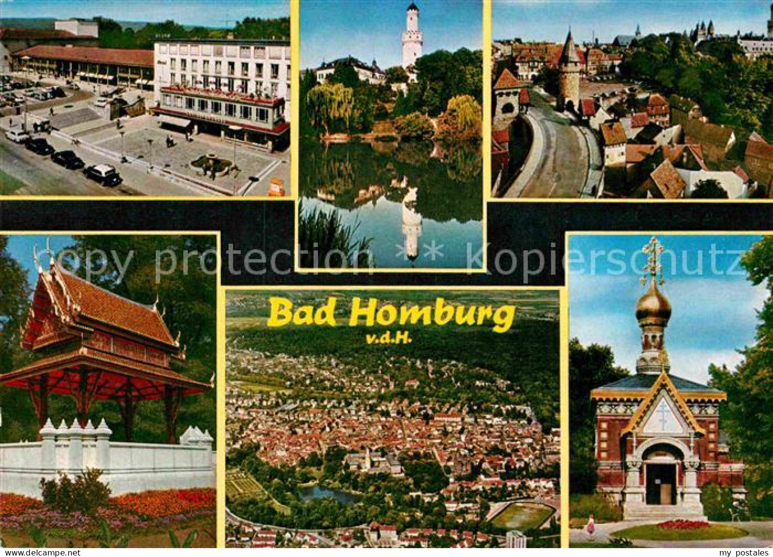 72866697 Bad Homburg Kirche Fliegeraufnahme  Bad Homburg - Bad Homburg