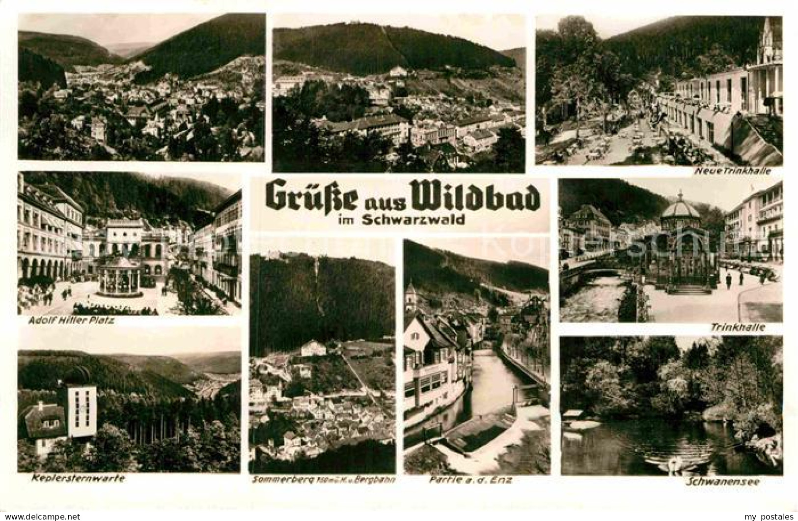 72866630 Wildbad Schwarzwald Sommerberg Keplersternwarte A.H. Platz  Wildbad Sch - Autres & Non Classés