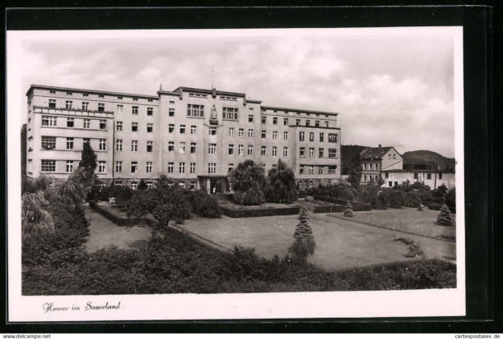 AK Hemer /Sauerl., Gebäude Mit Gartenanlagen  - Hemer