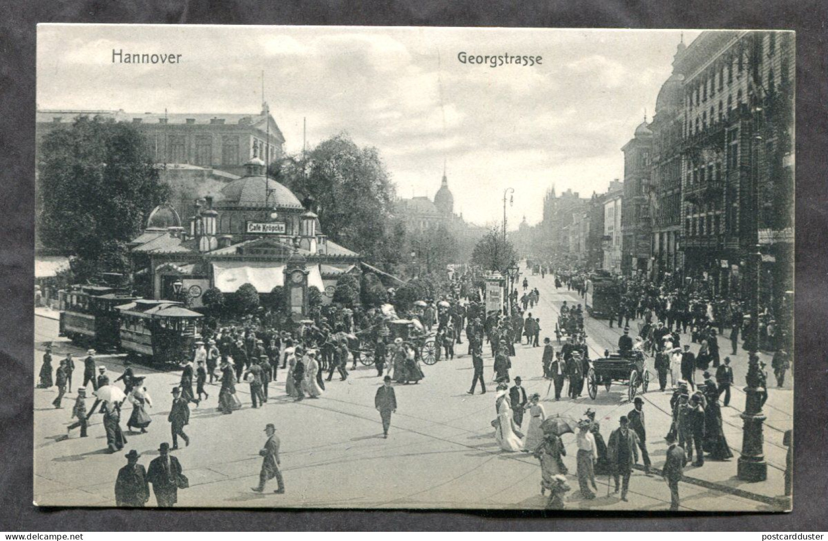 HANOVER Germany C1905-08 Georgstrasse. Tram. Old Postcard (h1824) - Kiel