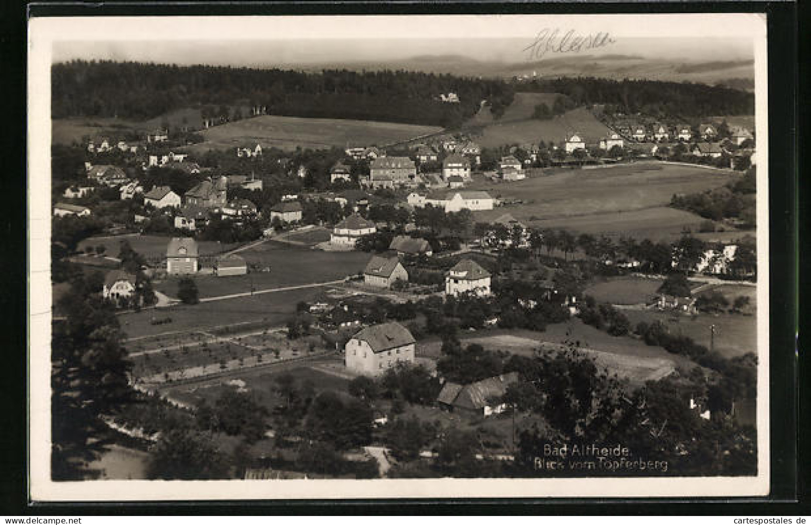 AK Bad Altheide, Blick Vom Töpferberg  - Schlesien