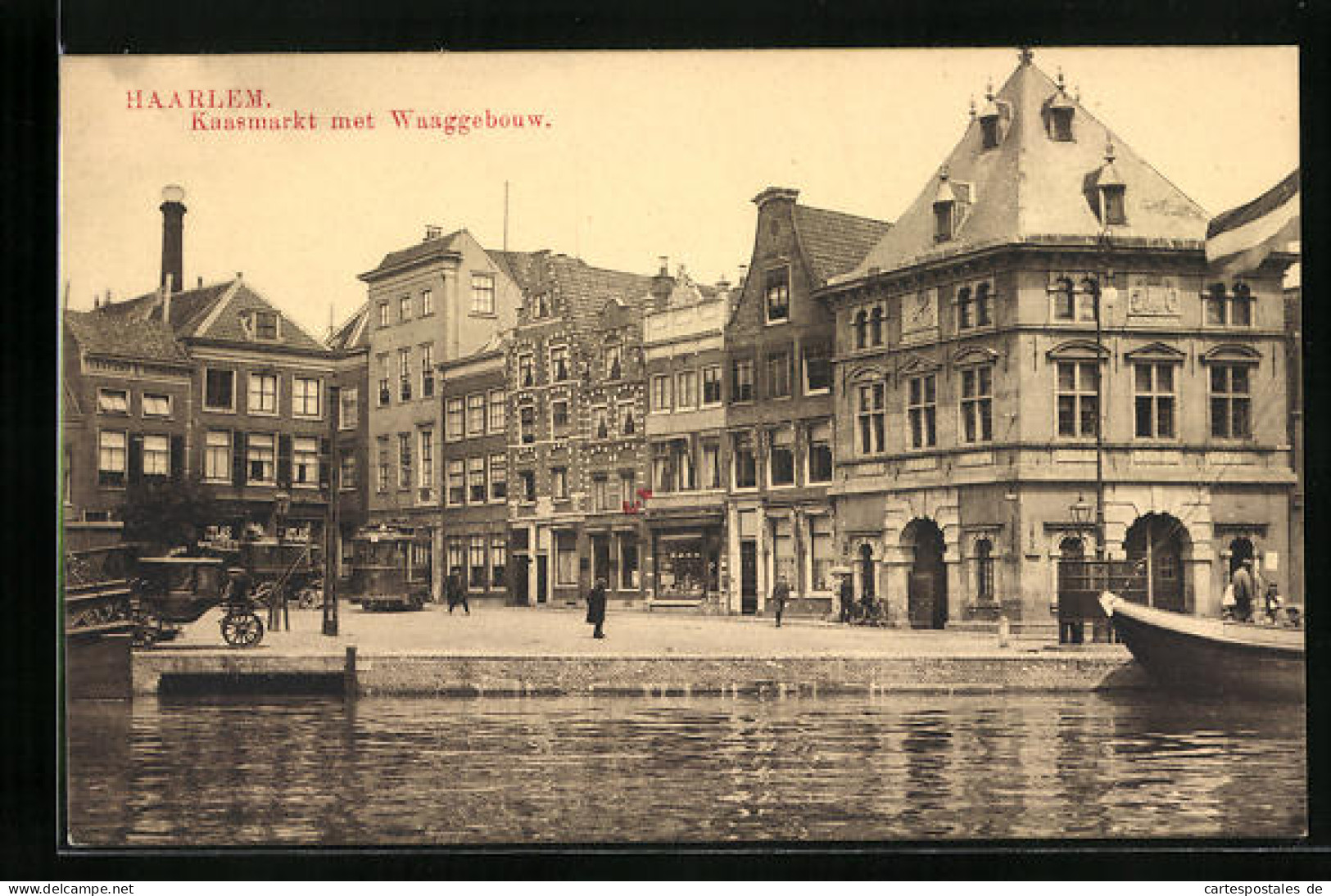 AK Haarlem, Kaasmarkt Met Waaggebouw  - Haarlem