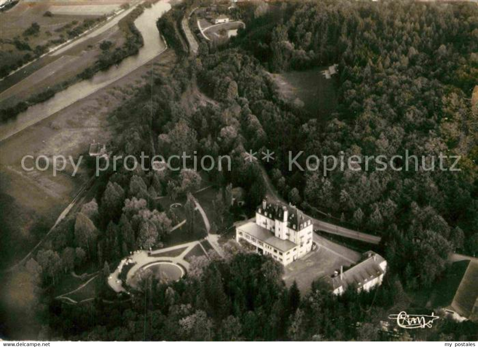 72865513 Echternach Hotel Bel Air Fliegeraufnahme - Autres & Non Classés