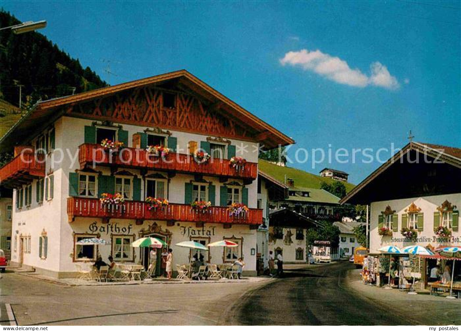 72865487 Wallgau Gasthof Pension Isartal Lebensmittel Laden Huber Karte Nr 8168  - Other & Unclassified