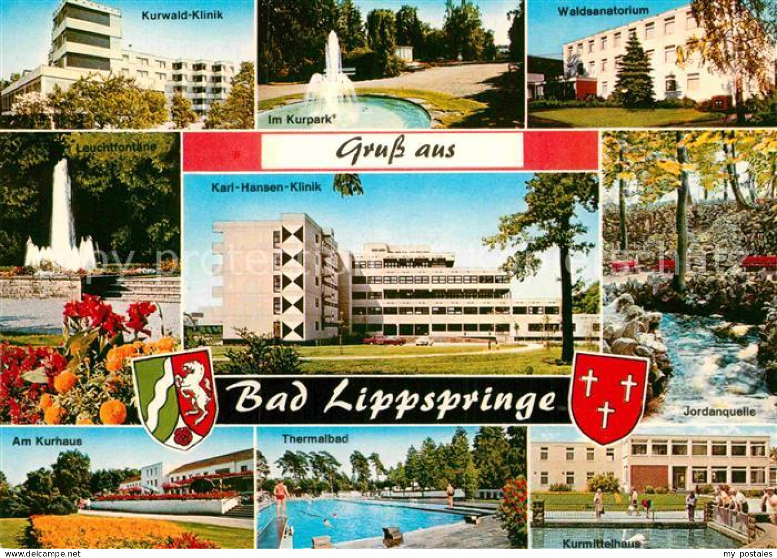 72865428 Bad Lippspringe Klinik Sanatorium Fontaene Jordanquelle Kurmittelhaus T - Bad Lippspringe