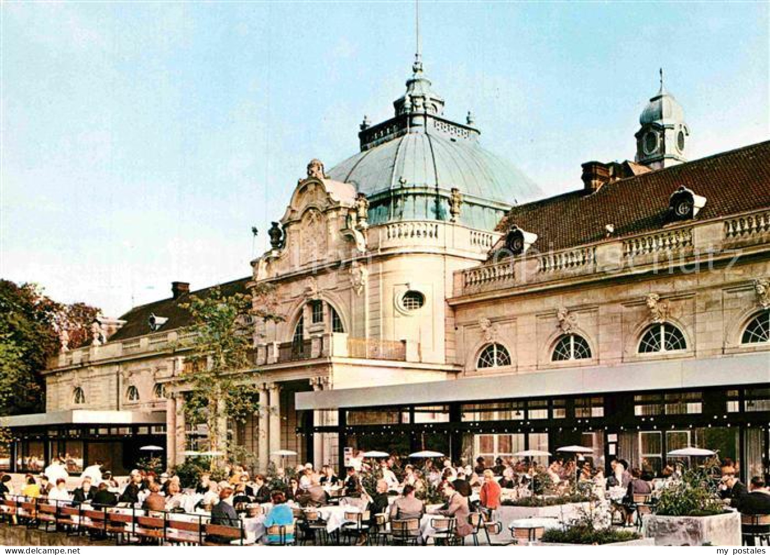 72865412 Bad Oeynhausen Kurhaus Mit Cafe Terrasse Staatsbad Bad Oeynhausen - Bad Oeynhausen