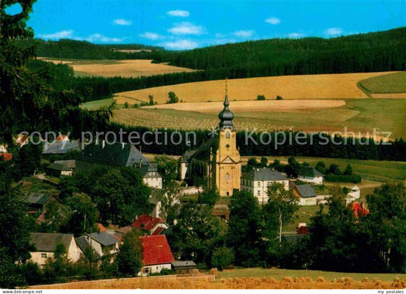 72865376 Marienweiher Ortsansicht Mit Kirche Wallfahrtsort Im Frankenwald Marien - Other & Unclassified