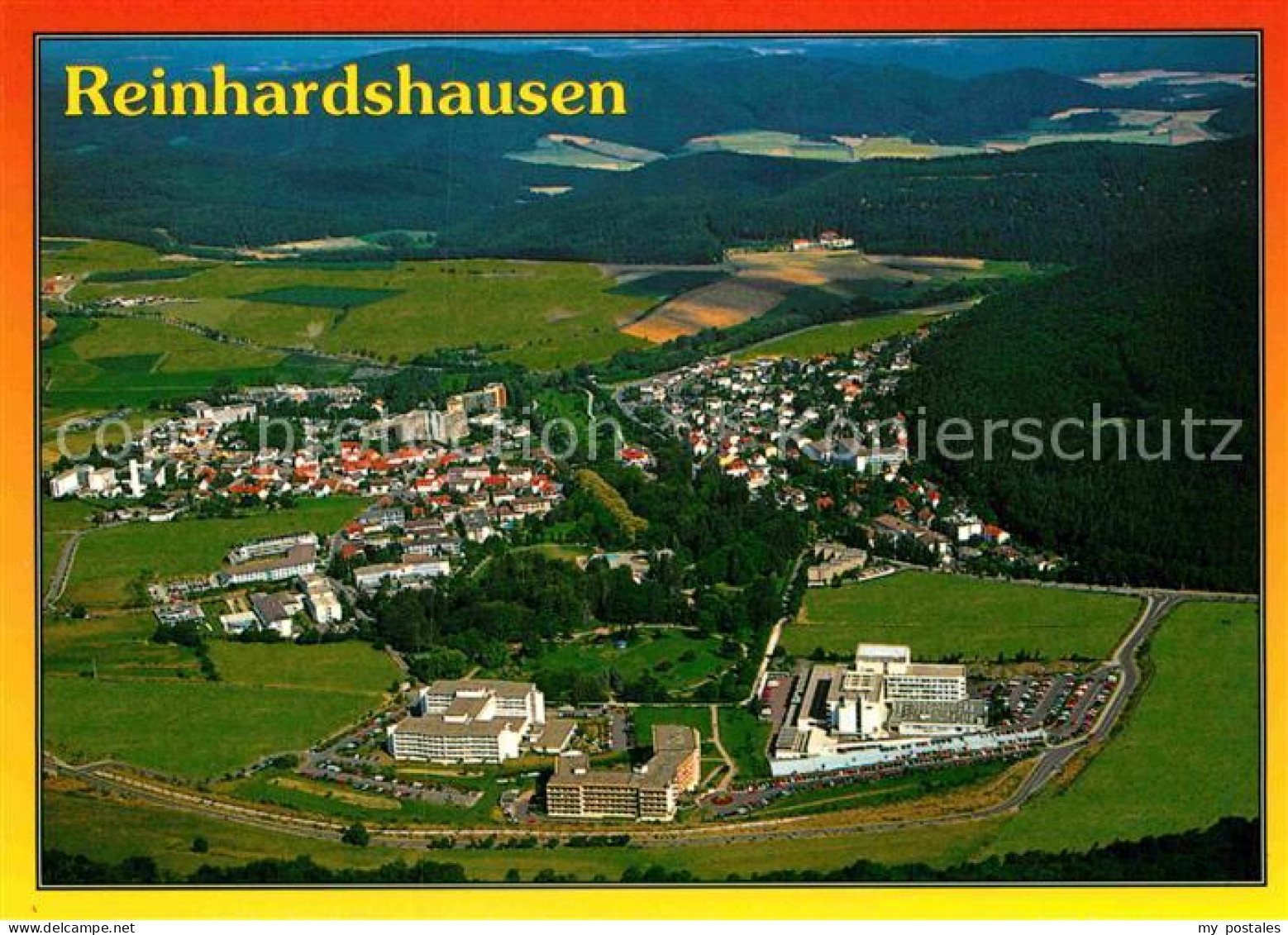 72865286 Reinhardshausen Kurkliniken Fliegeraufnahme Albertshausen - Bad Wildungen