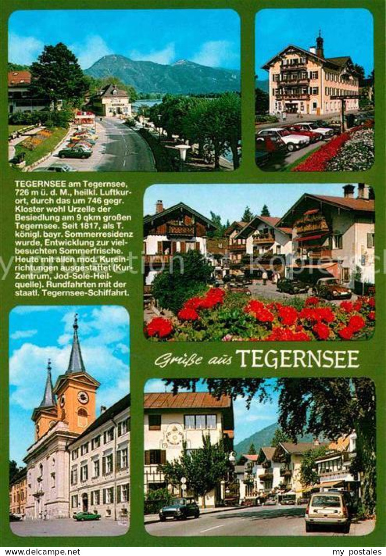 72865284 Tegernsee Teilansichten Hotel Innenstadt Kirche Geschichte Tegernsee - Tegernsee