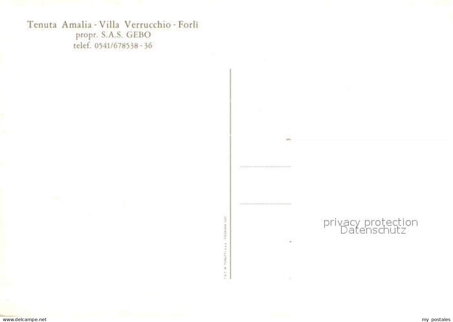 72865126 Forli Fliegeraufnahme Tenuta Amalia Vila Verruchio Forli - Autres & Non Classés