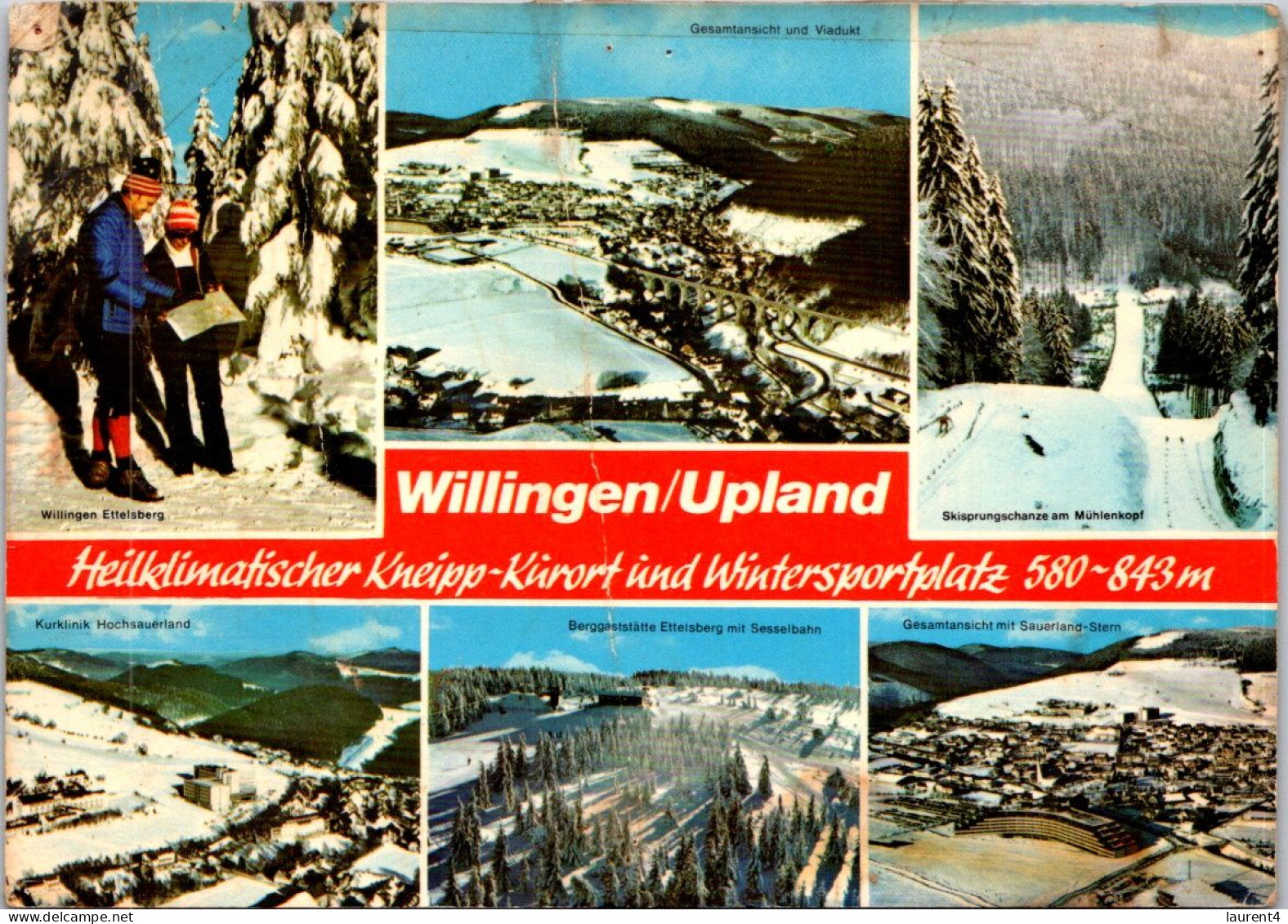 13-5-2024 (5 Z 5) Germany - Willingen  (posted To France) Back Not Perfect (ass Seen On Scan) - Other & Unclassified