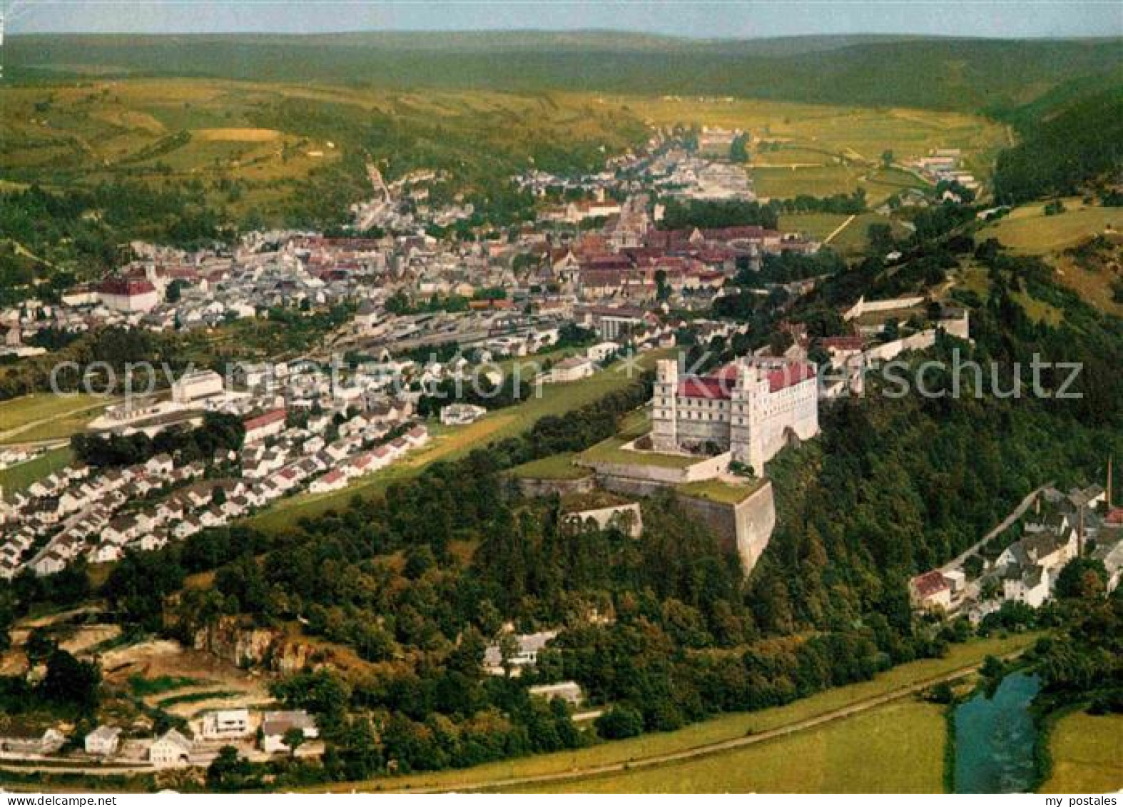 72864109 Eichstaett Oberbayern Stadt Mit Willibaldsburg Fliegeraufnahme Blumenbe - Eichstaett