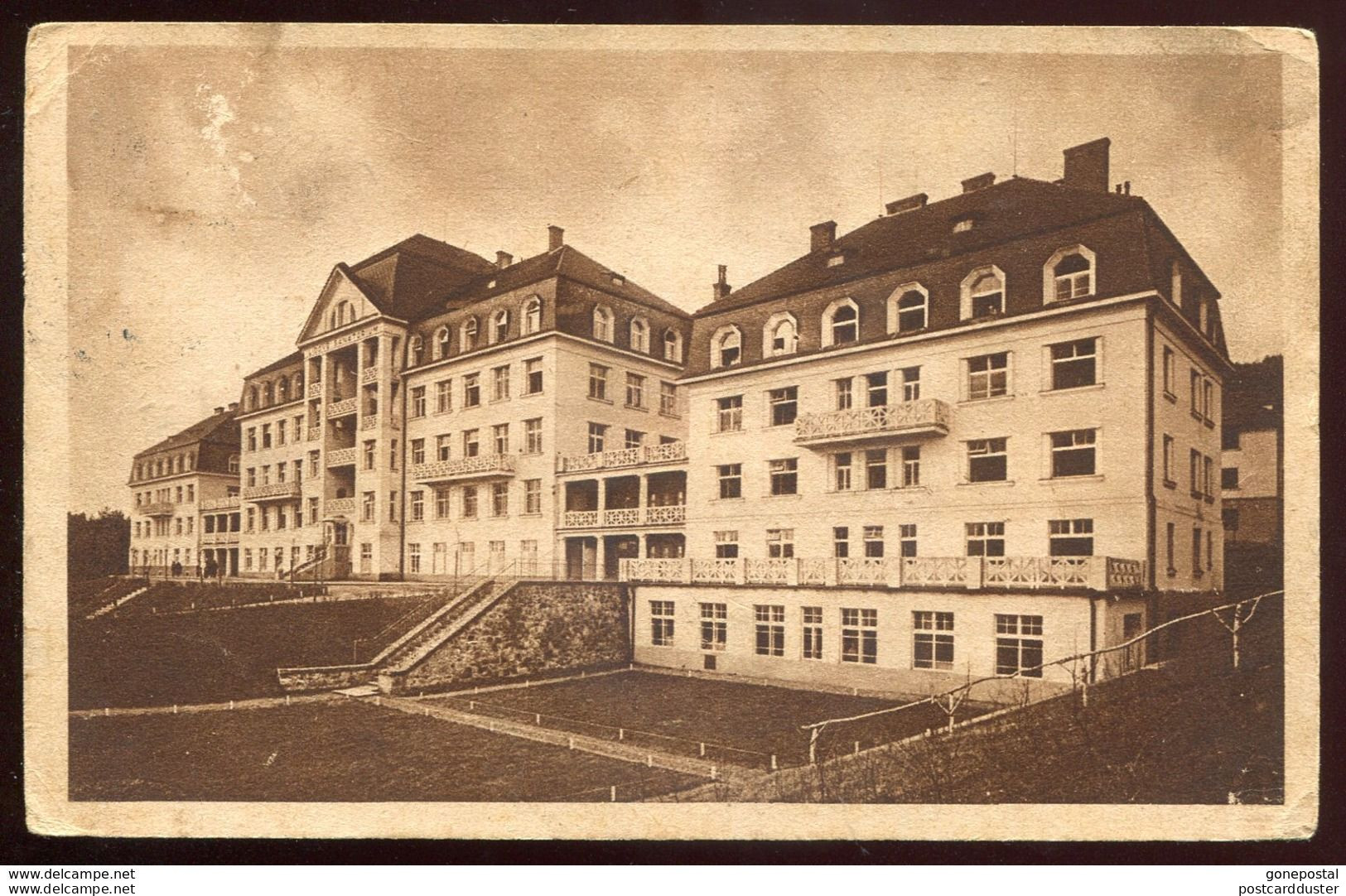 CZECH REPUBLIC Tynec Nad Sazavou 1923 Postal Agency At Sanatorium, RPO Railway Cancel (h891) - Storia Postale