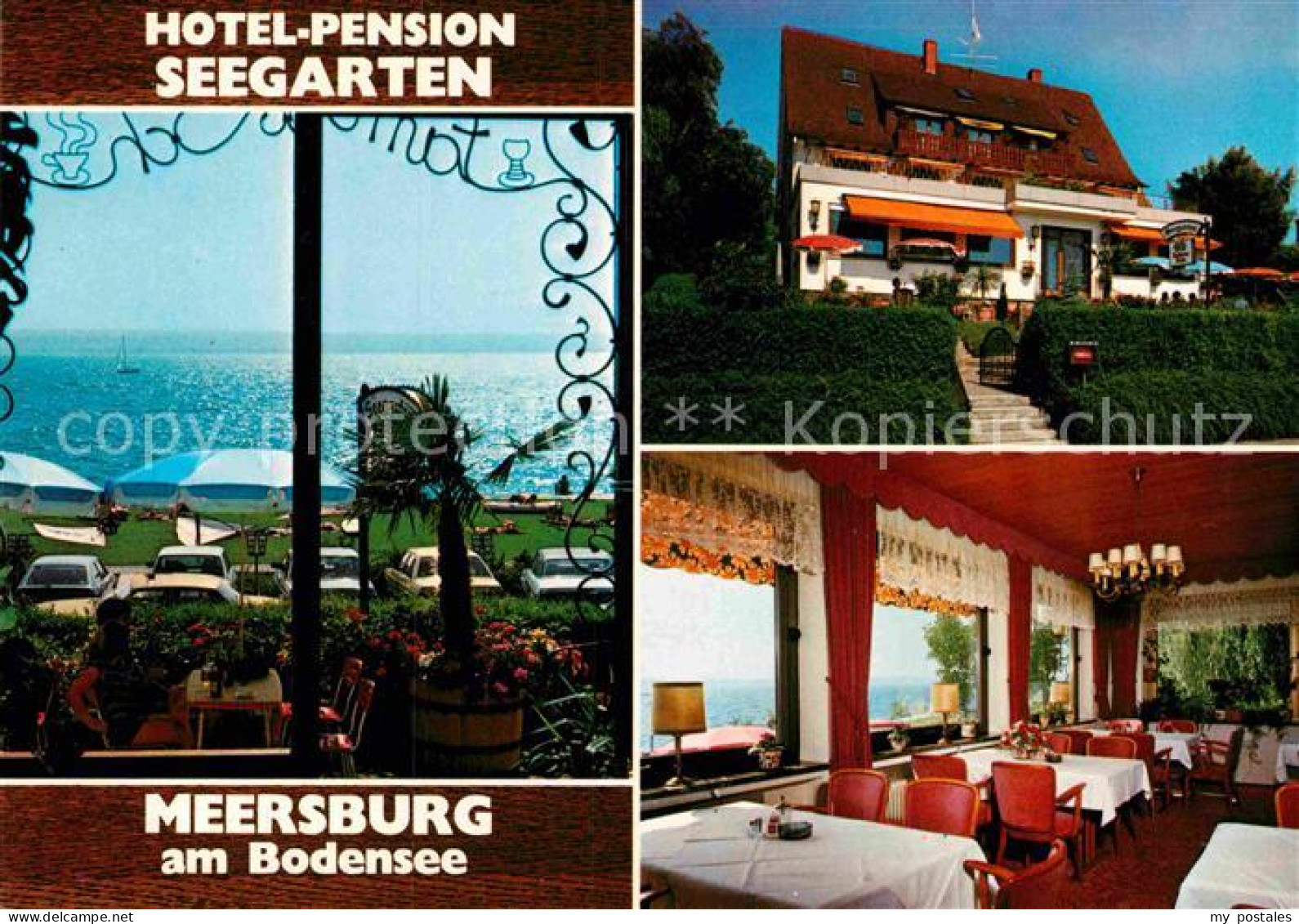 72863596 Meersburg Bodensee Hotel Pension Seegarten Restaurant Seeblick Meersbur - Meersburg
