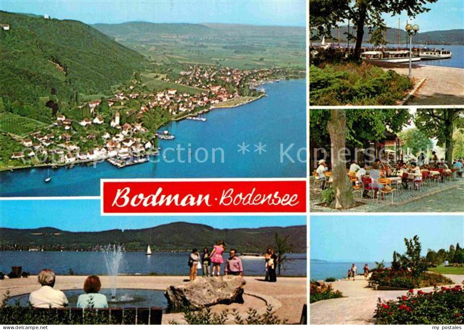 72863594 Bodman Bodensee Uferpromenade Gaststaette Fliegeraufnahme Thorbecke Luf - Andere & Zonder Classificatie