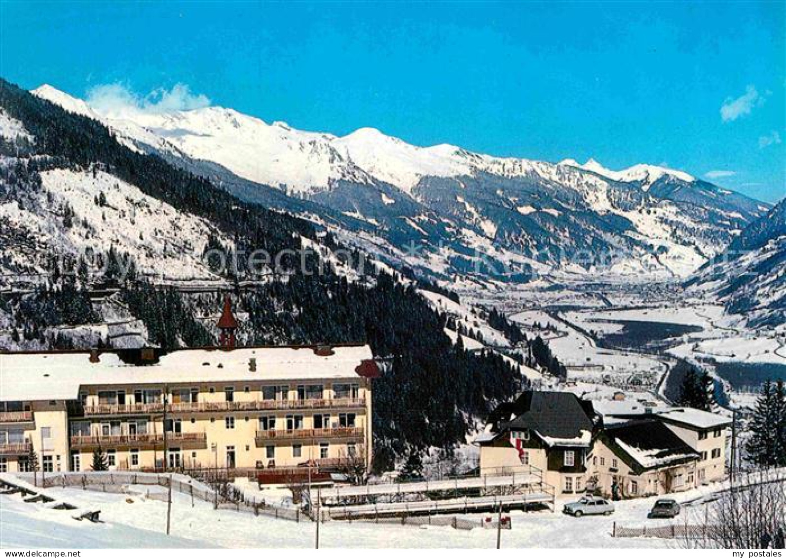 72863538 Badgastein Evangelisches Hospiz Helenenburg Winterpanorama Alpen Lanser - Altri & Non Classificati