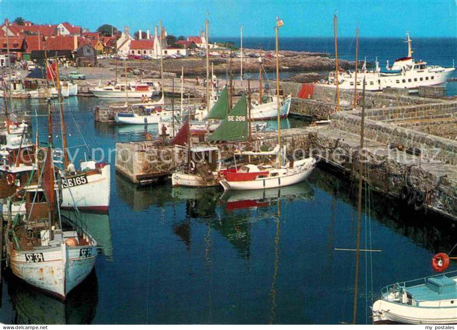 72863384 Bornholm Gudhjem Havn Daenemark - Denmark