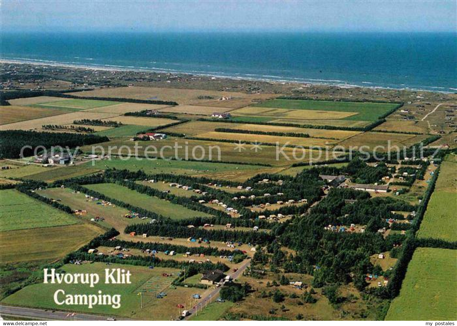 72863382 Lokken Fliegeraufnahme Hvorup Klit Camping Hjorring - Denmark