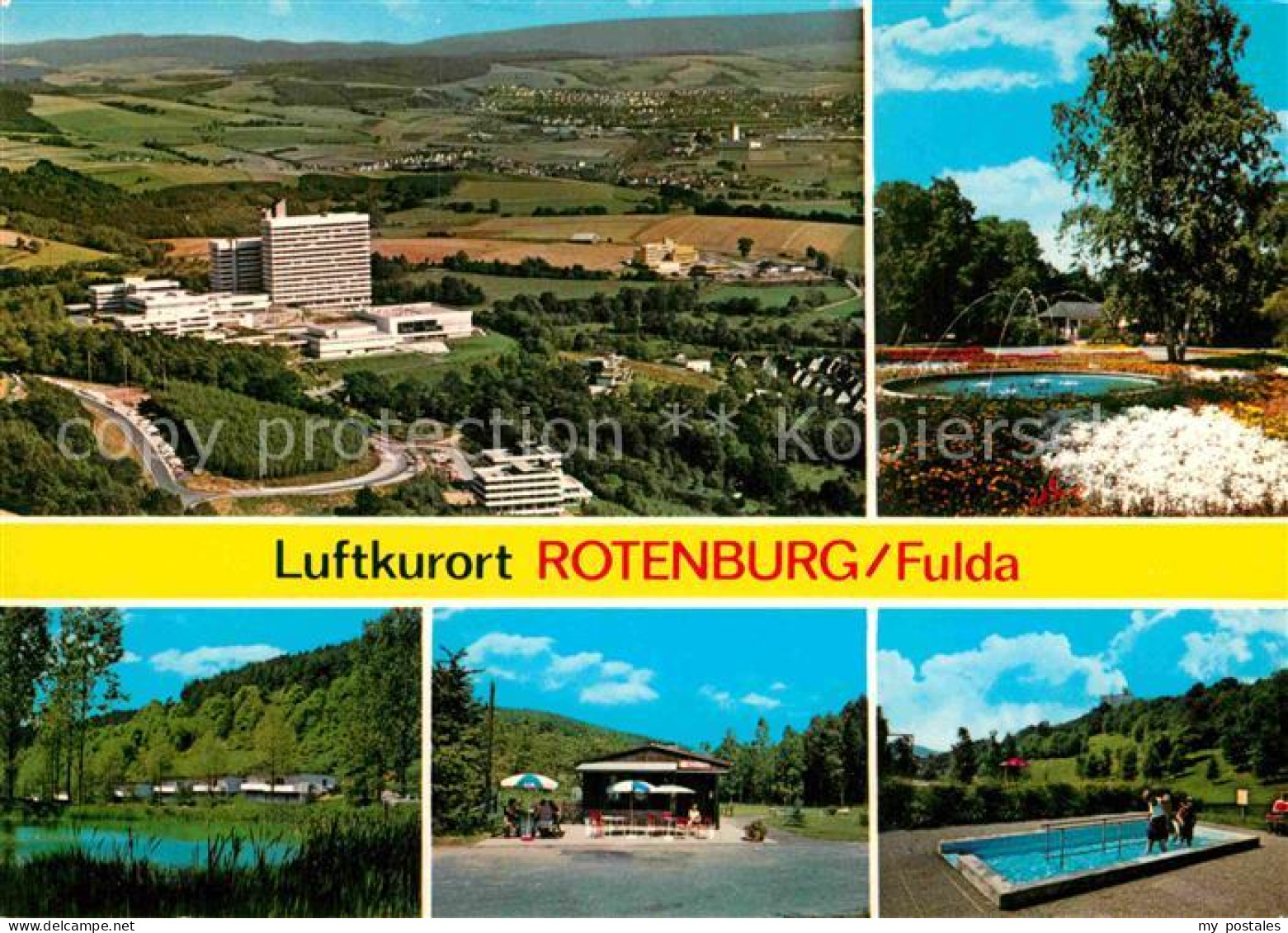 72863301 Rotenburg Fulda Fliegeraufnahme Wassertreten  Rotenburg - Other & Unclassified