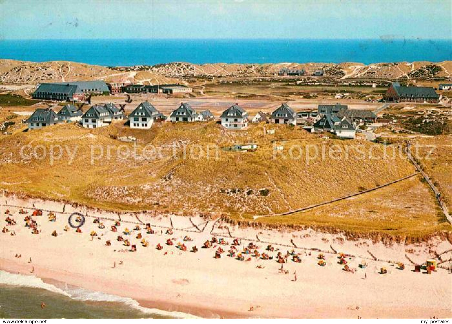 72863294 Hoernum Sylt Fliegeraufnahme Mit Strand Hoernum - Other & Unclassified