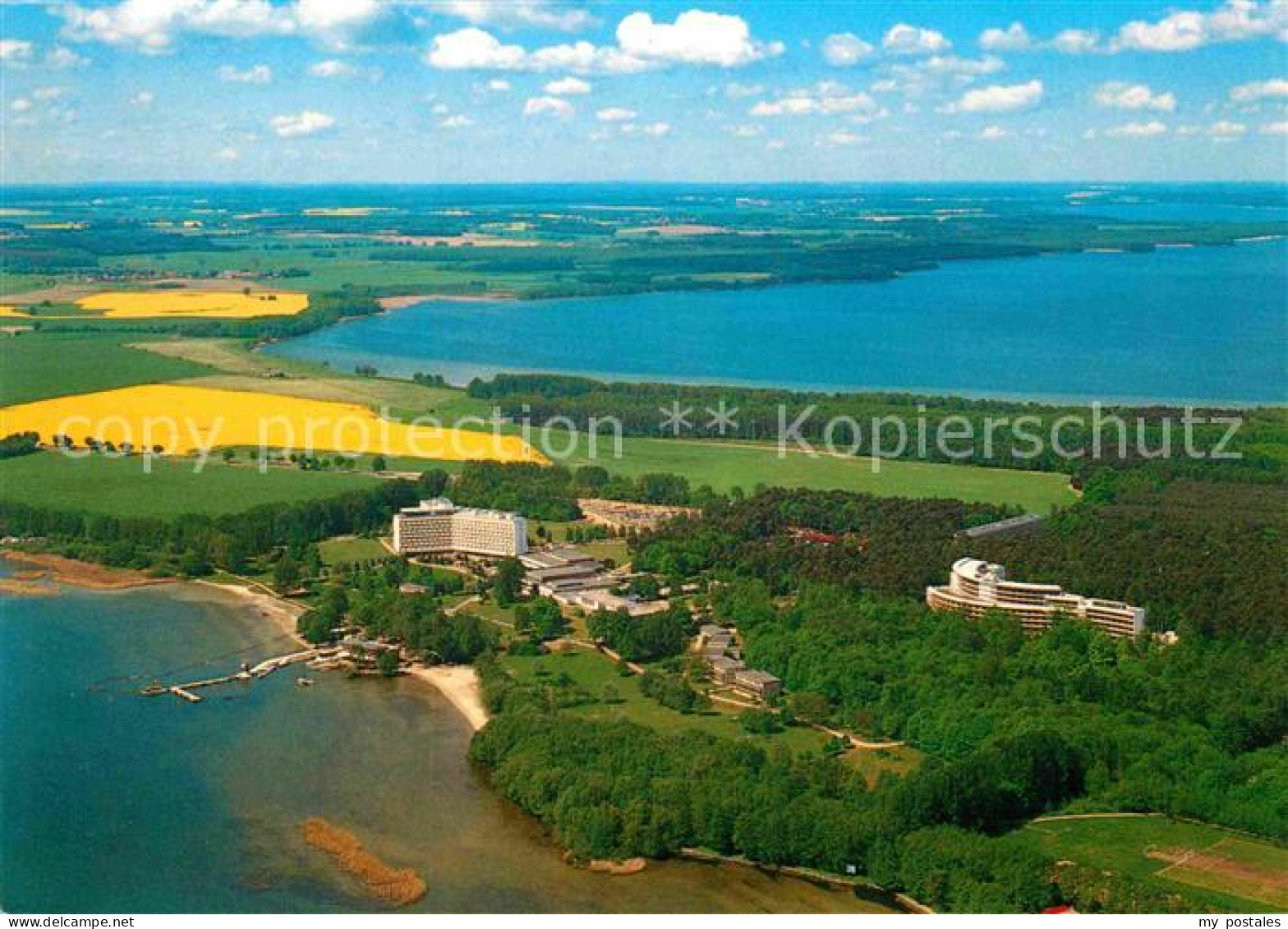 72863281 Klink Waren Fliegeraufnahme Mueritz-Hotel Mit Koelpinsee Klink - Andere & Zonder Classificatie