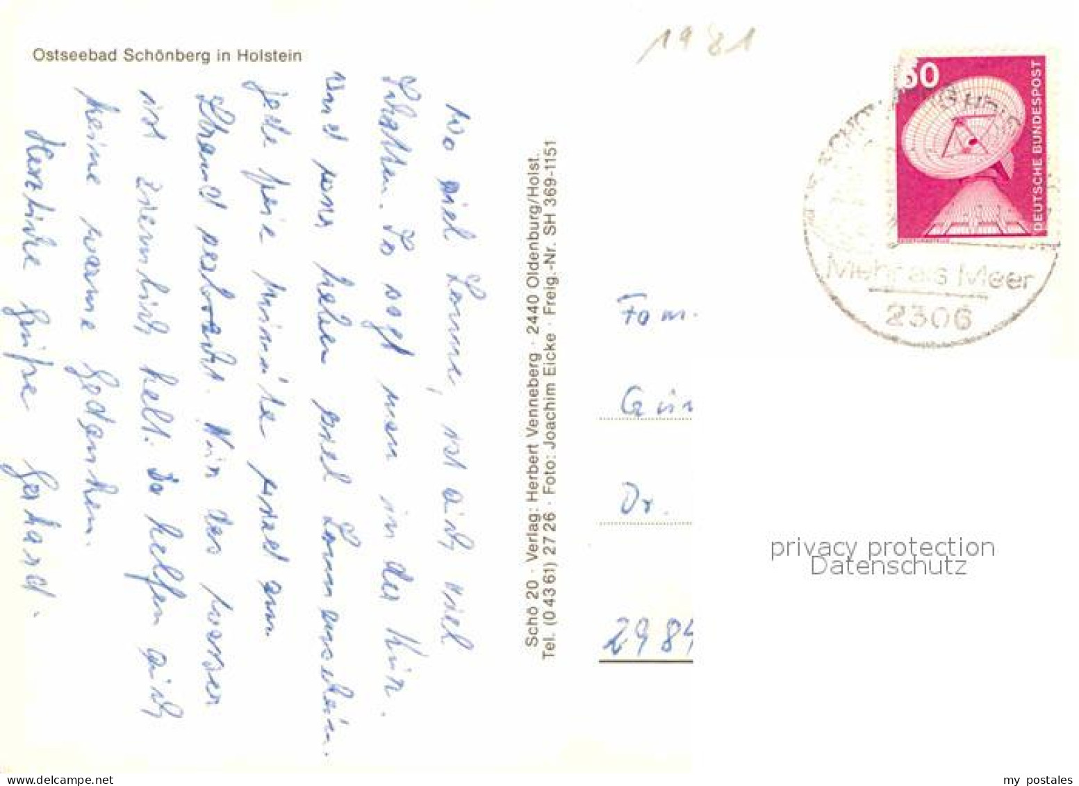 72862790 Schoenberg Holstein Fliegeraufnahme Schoenberg - Autres & Non Classés