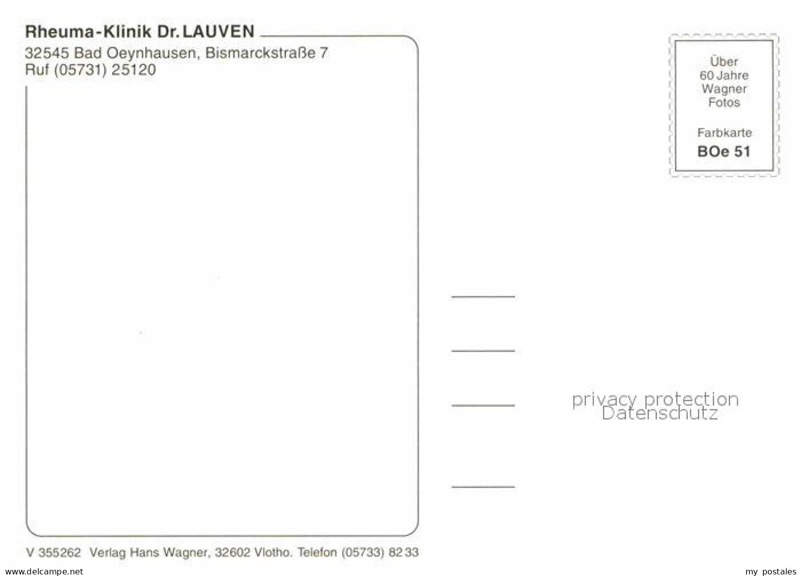 72862407 Bad Oeynhausen Rheuma Klinik Dr Lauven Bad Oeynhausen - Bad Oeynhausen