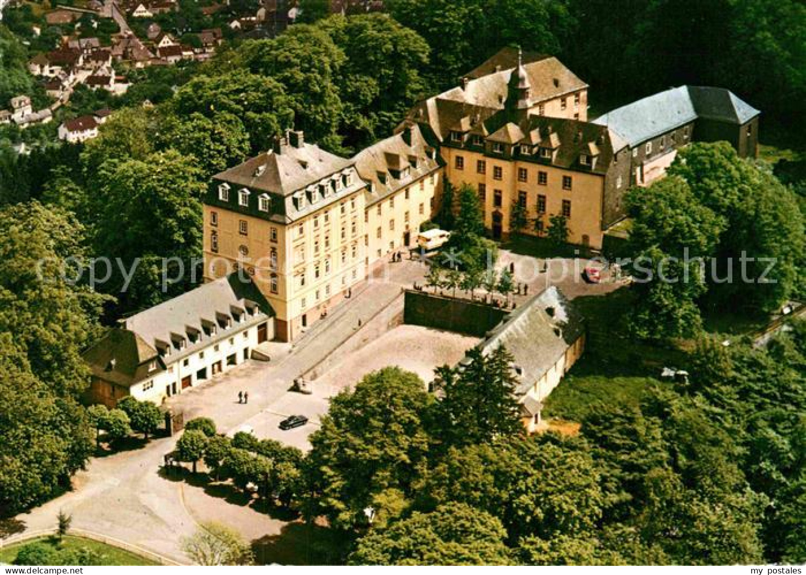 72862323 Bad Laasphe Schloss Wittgenstein Wittgensteiner Land Fliegeraufnahme Ba - Bad Laasphe