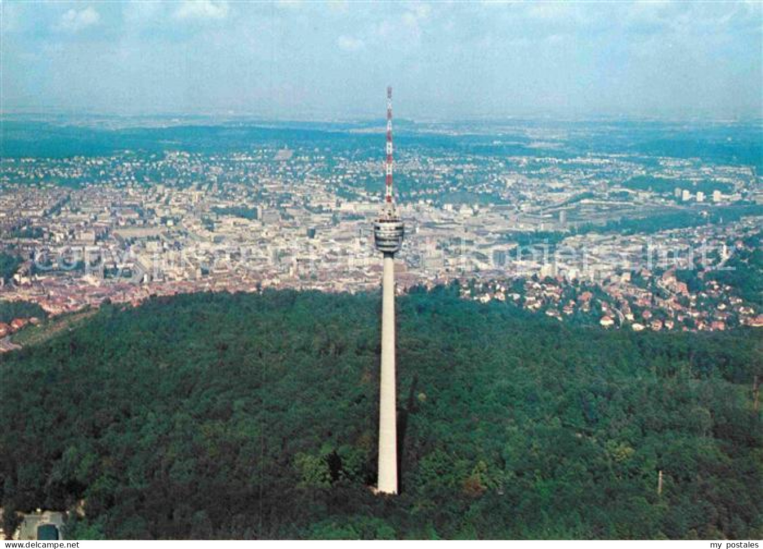 72862287 Stuttgart Fliegeraufnahme Fernsehturm Stuttgart - Stuttgart