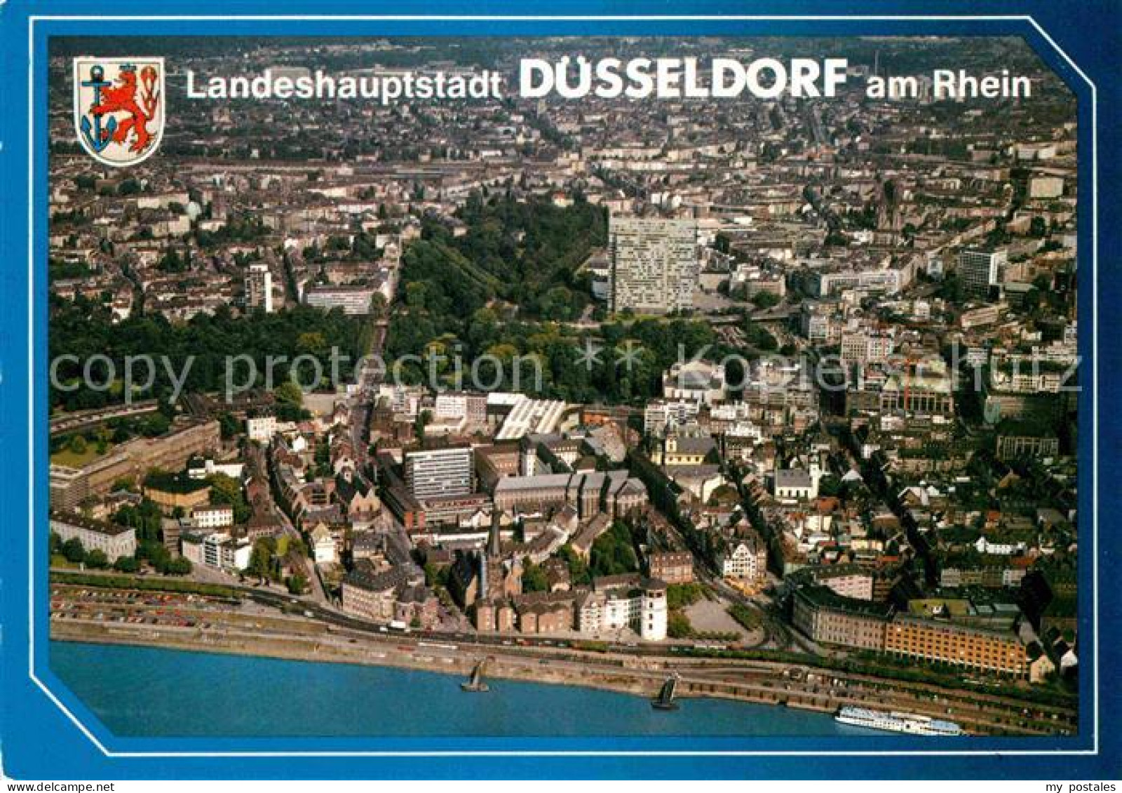 72862256 Duesseldorf Fliegeraufnahme Mit Rhein Duesseldorf - Düsseldorf