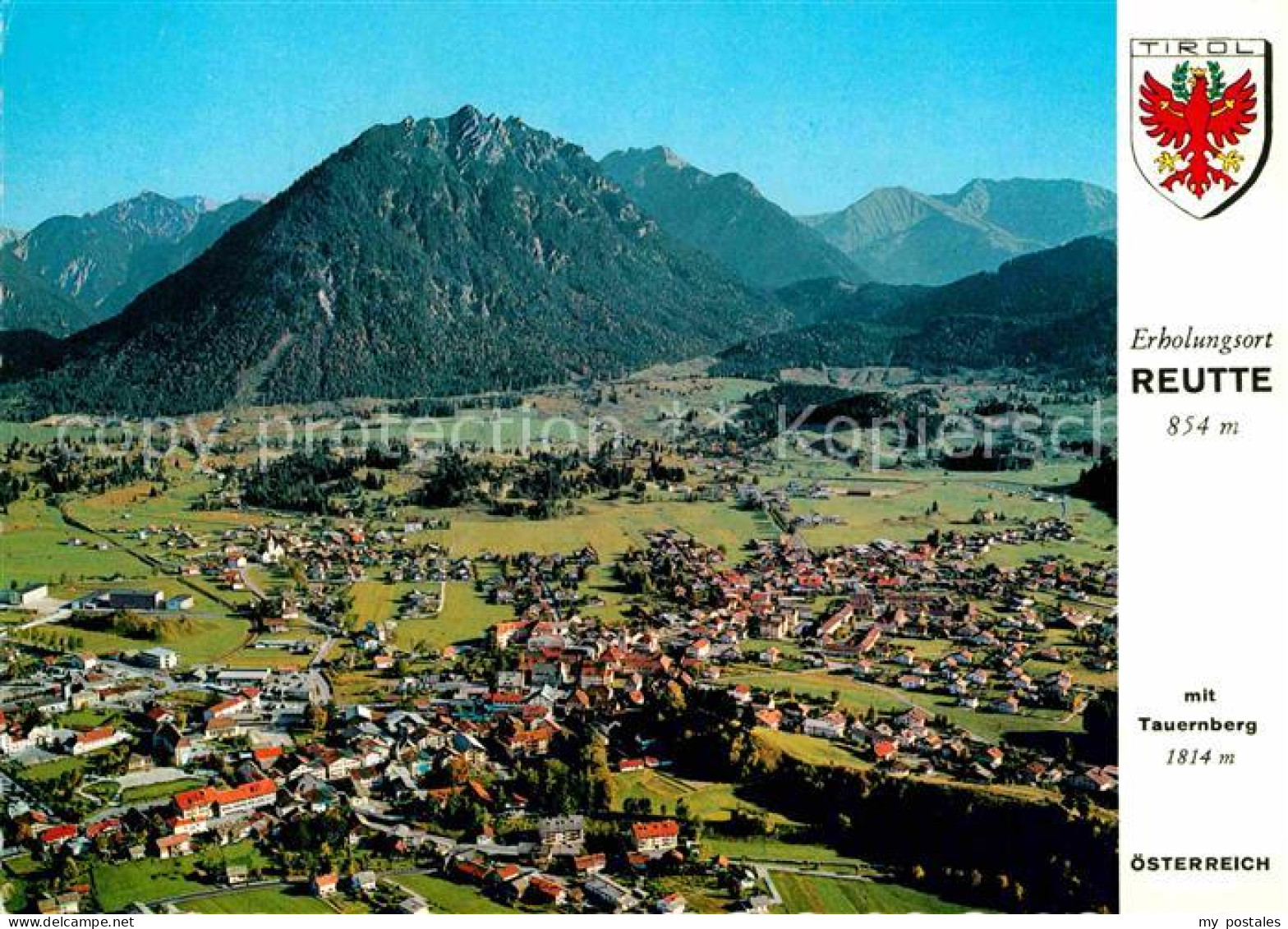 72862244 Reutte Tirol Fliegeraufnahme Reutte - Andere & Zonder Classificatie