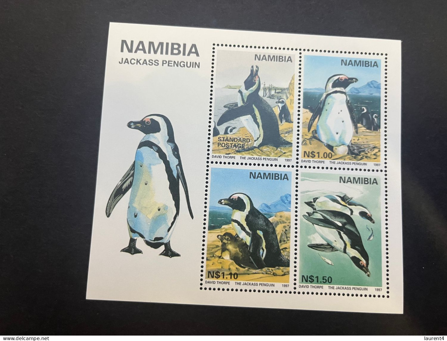 13-5-2024 (stamp) Mint (neuve) Mini-sheet - Namibia - Penguins - Pinguïns & Vetganzen