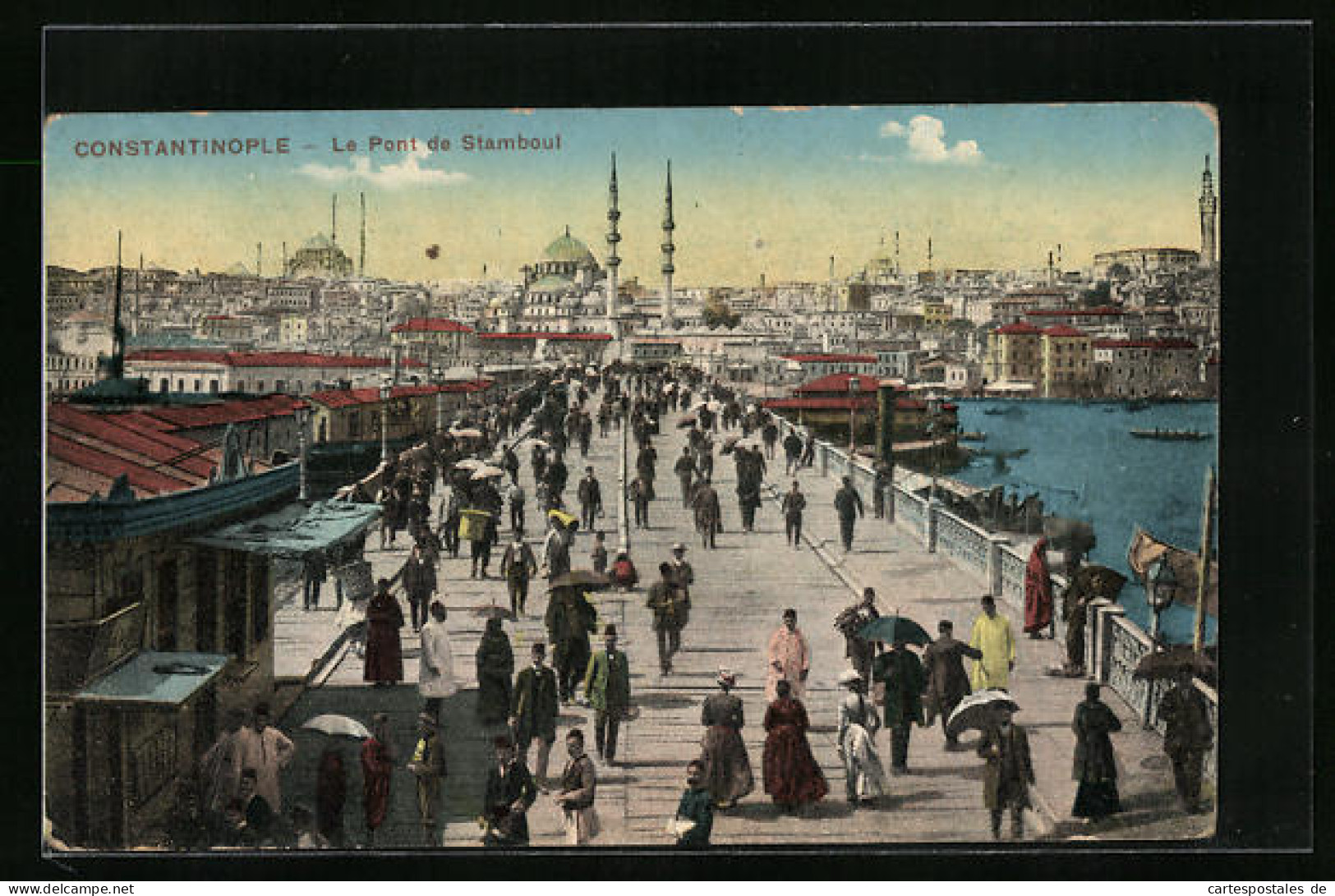AK Constantinople, Le Pont De Stamboul  - Turkey