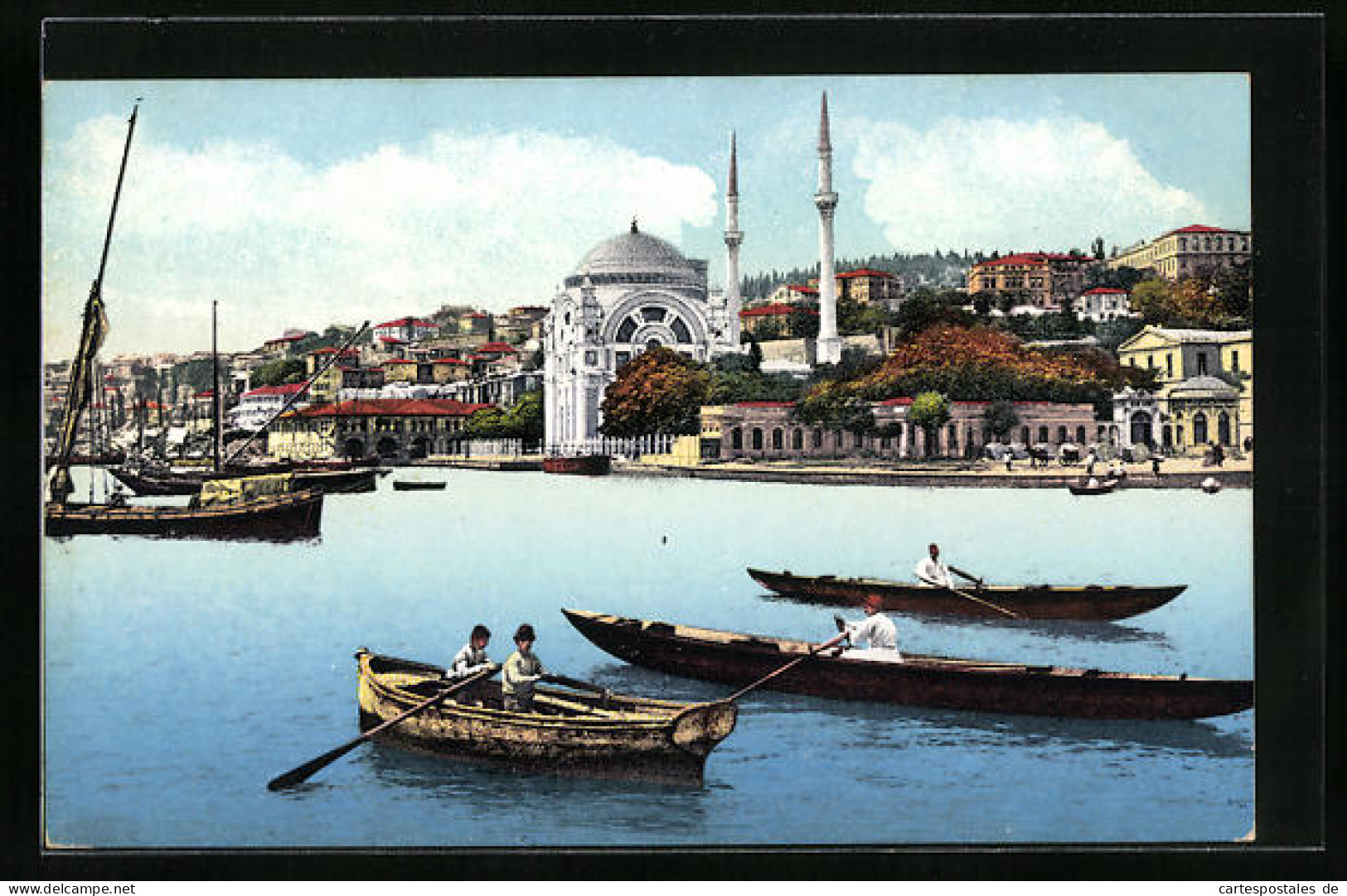 AK Constantinople, Mosquée De Dolma-Bagtché  - Turkey