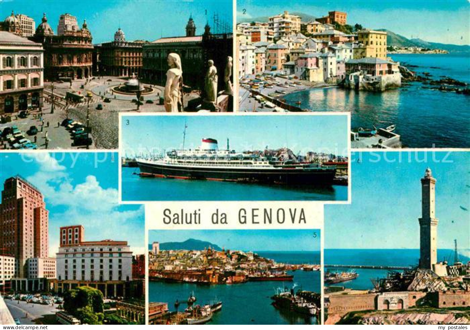 72861954 Genova Genua Liguria Piazza Dei Ferrari Boccadasse Cristoforo Colombo G - Otros & Sin Clasificación