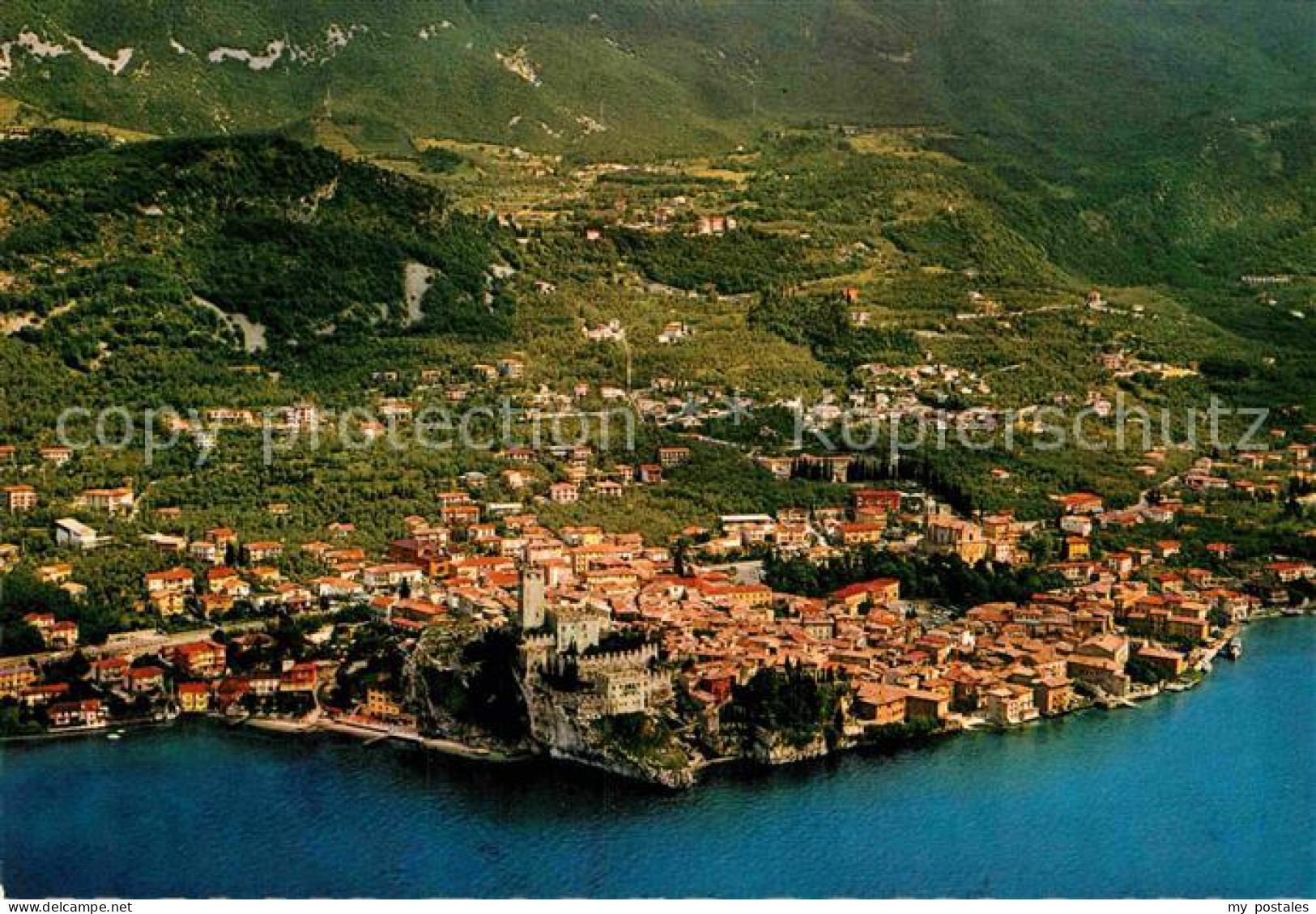 72861877 Malcesine Lago Di Garda Fliegeraufnahme Malcesine - Otros & Sin Clasificación