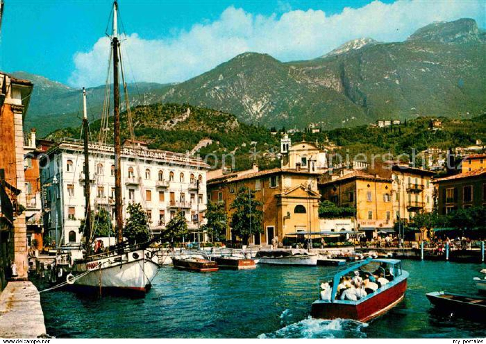 72861876 Malcesine Lago Di Garda Hafenpartie Malcesine - Sonstige & Ohne Zuordnung