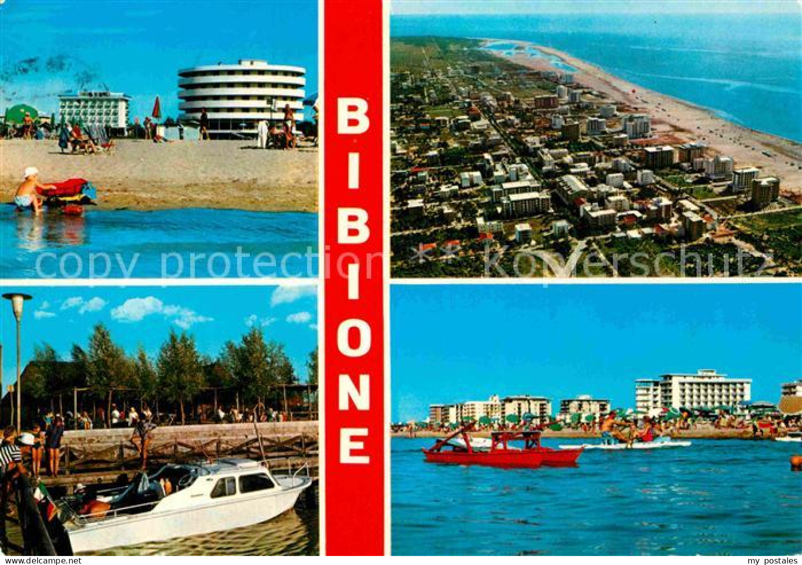 72861810 Bibione Fliegeraufnahme Strand Teilansicht  Bibione - Sonstige & Ohne Zuordnung